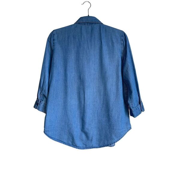 Gloria Vanderbilt “Giselle” Chambray Shirt Rare! 1970’s - Picture 4 of 6